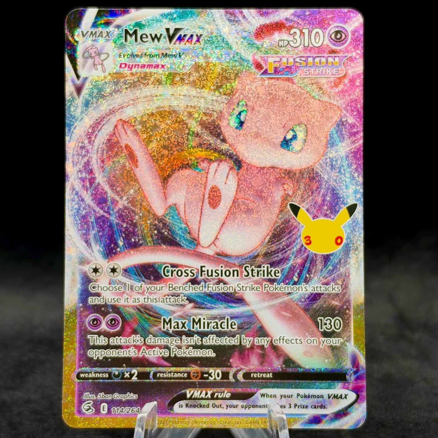 Mew VMAX - ME: 30th Celebration Classic Collection Single Card