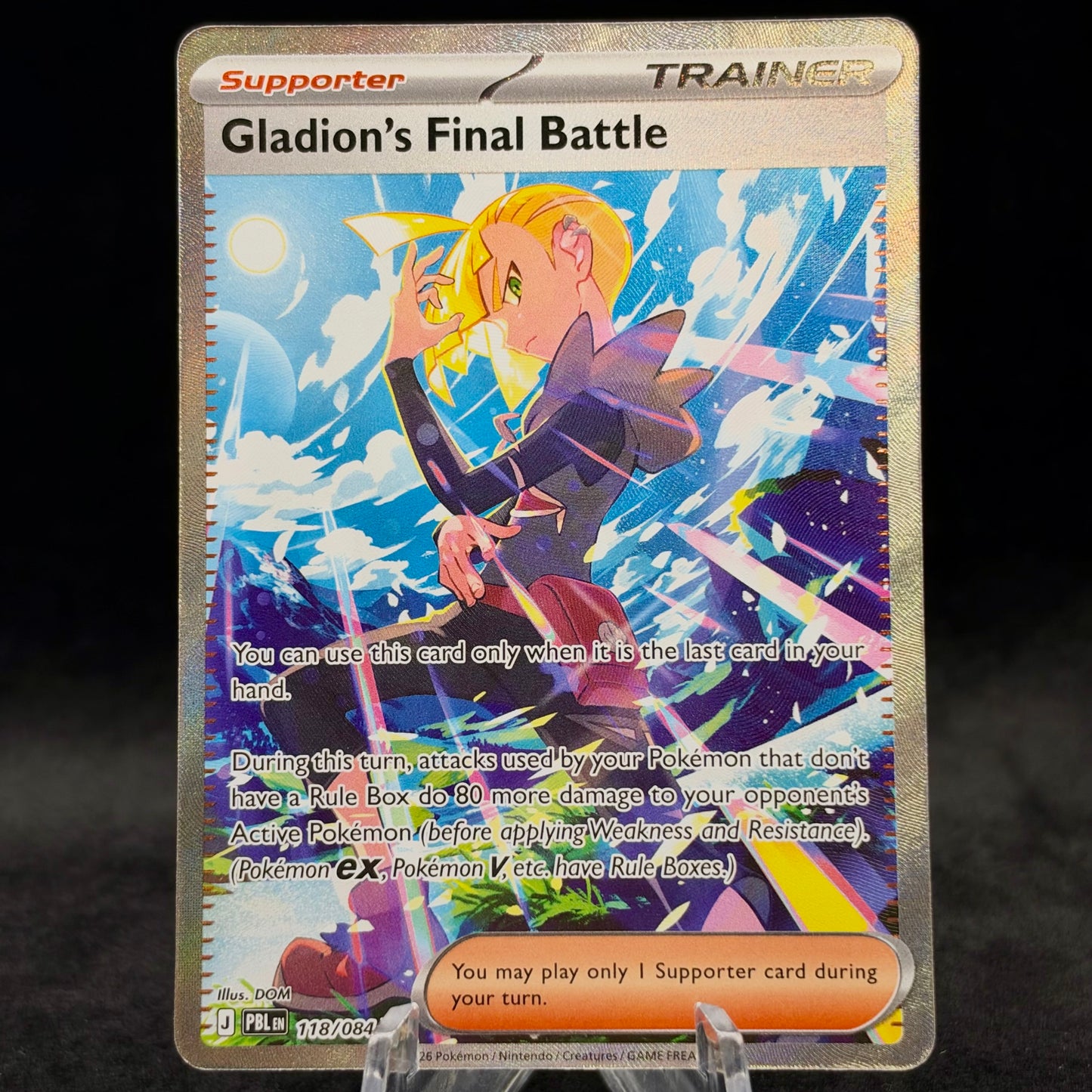 Gladion's Final Battle - 118/084 - ME05: Pitch Black Single Card