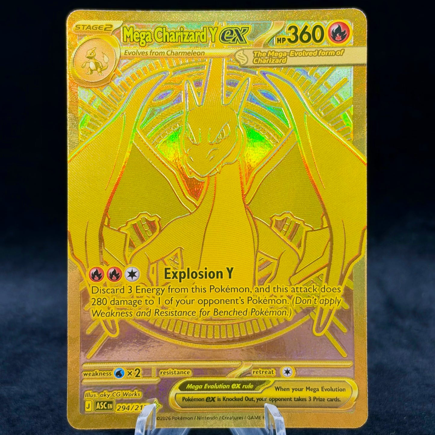 Mega Charizard Y ex - 294/217 - ME: Ascended Heroes Single Card