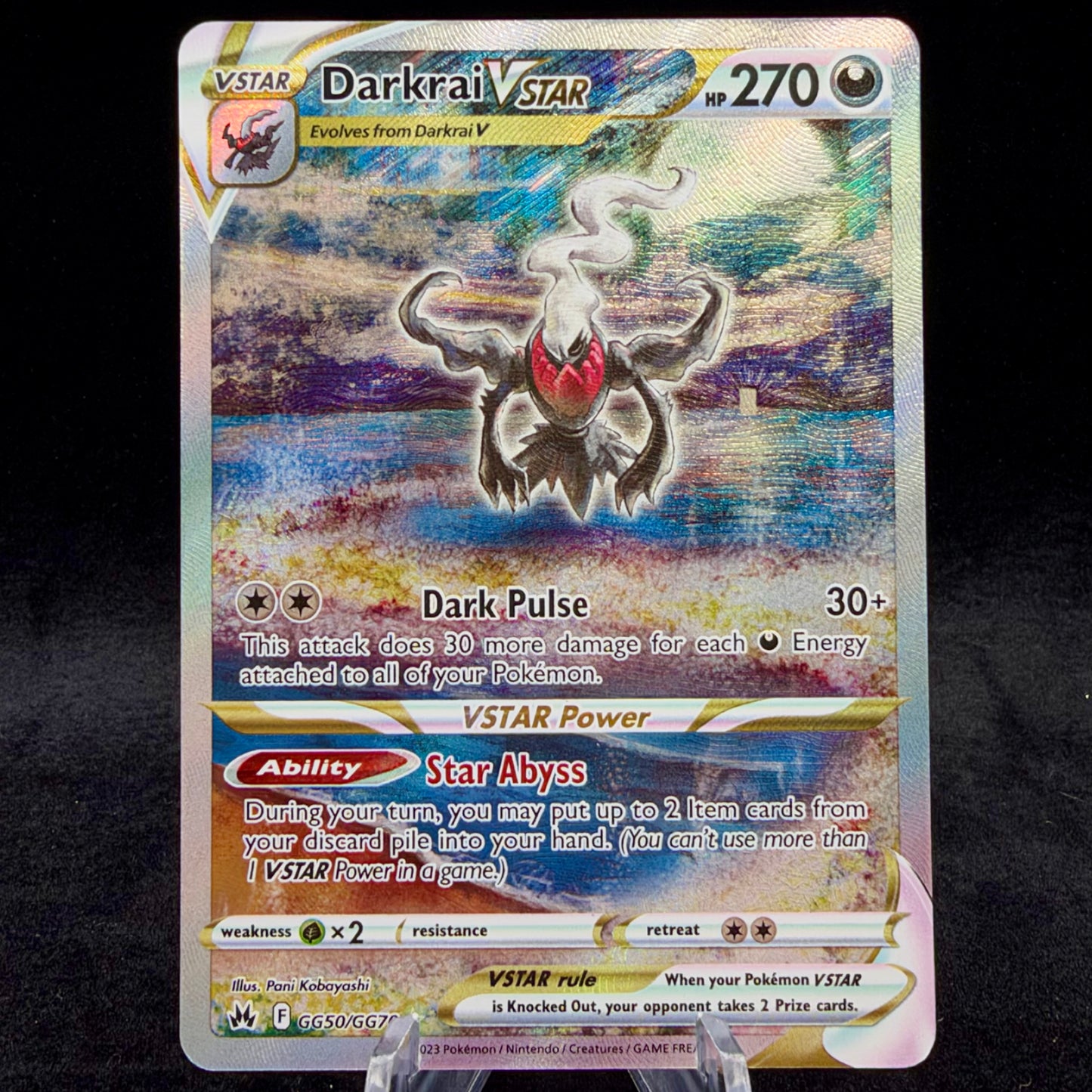 Darkrai VSTAR - SWSH: Crown Zenith: Galarian Gallery Single Card