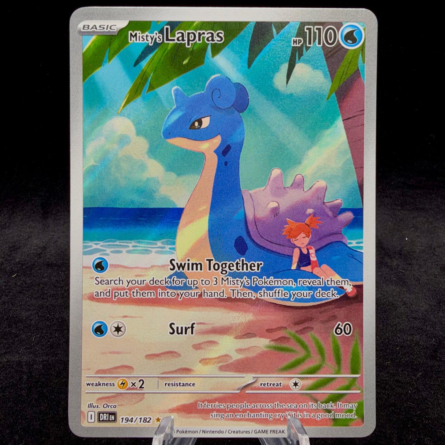 Misty's Lapras - 194/182 - SV10: Destined Rivals Single Card
