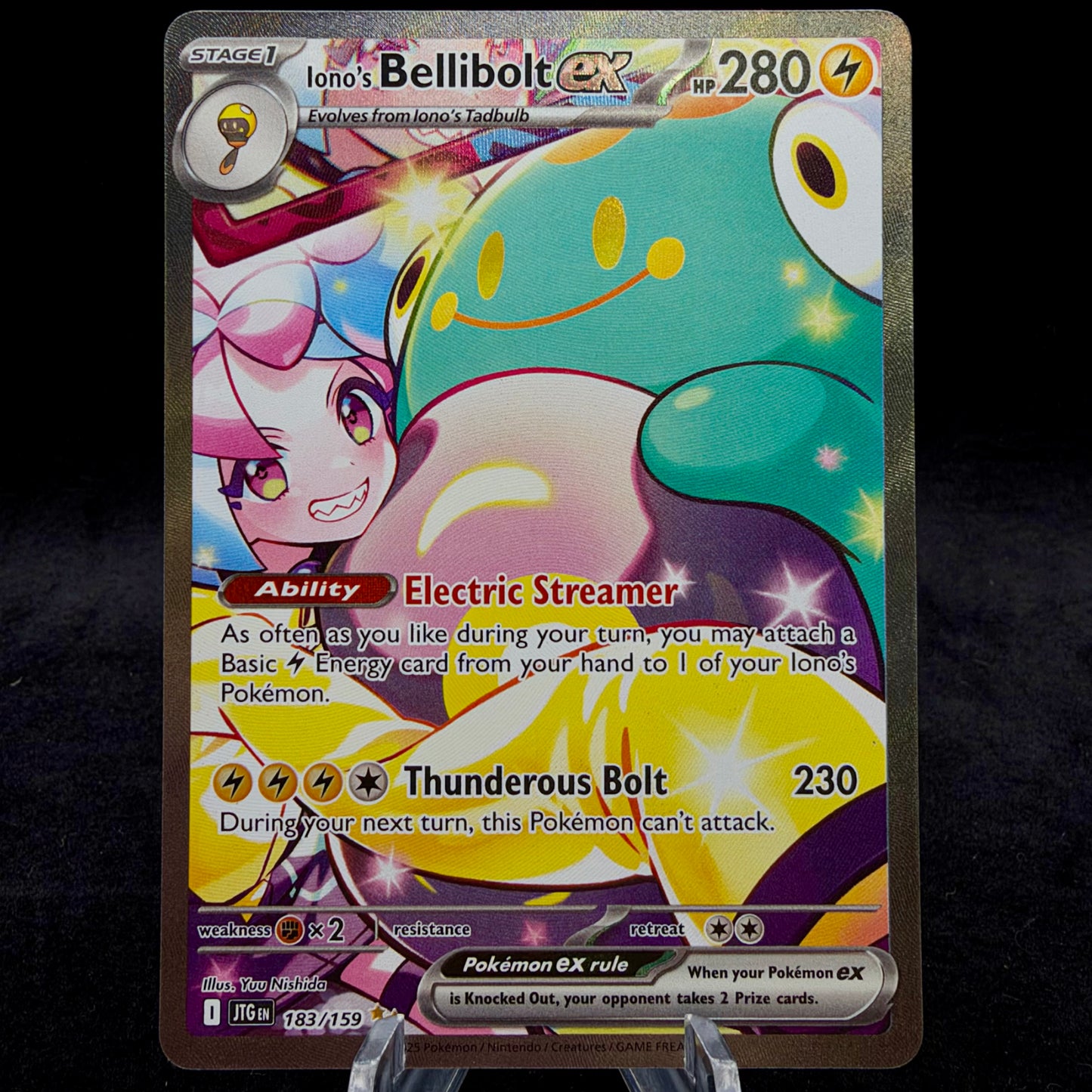 Iono's Bellibolt ex - 183/159 - SV09: Journey Together Single Card