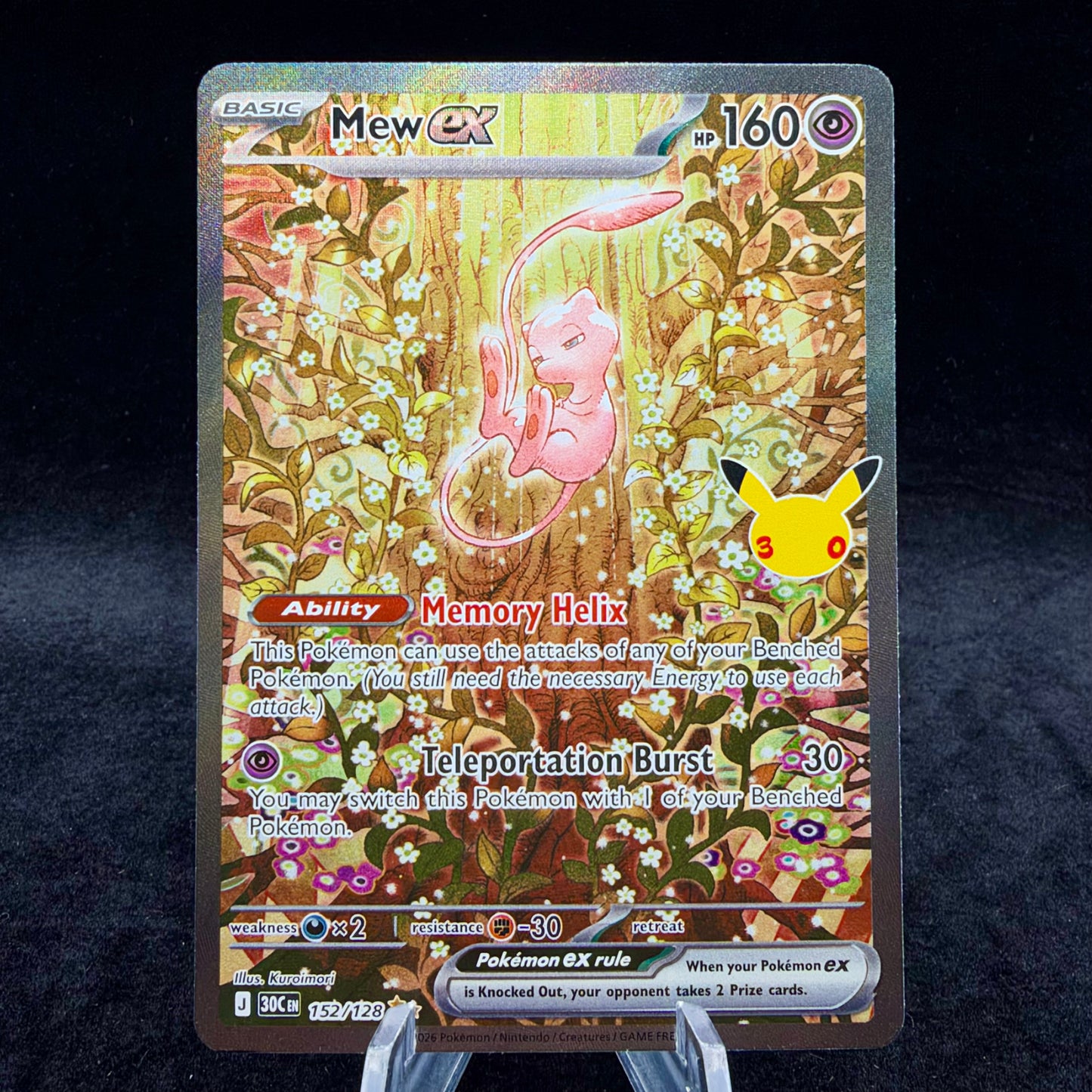 Mew ex - 152/128 - ME: 30th Celebration Single Card