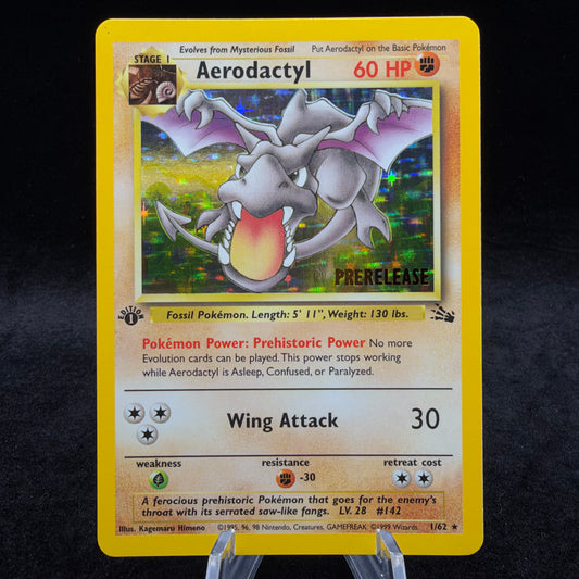 Aerodactyl (Prerelease) - WoTC Pr 1st Edition *Light Play* Single Card