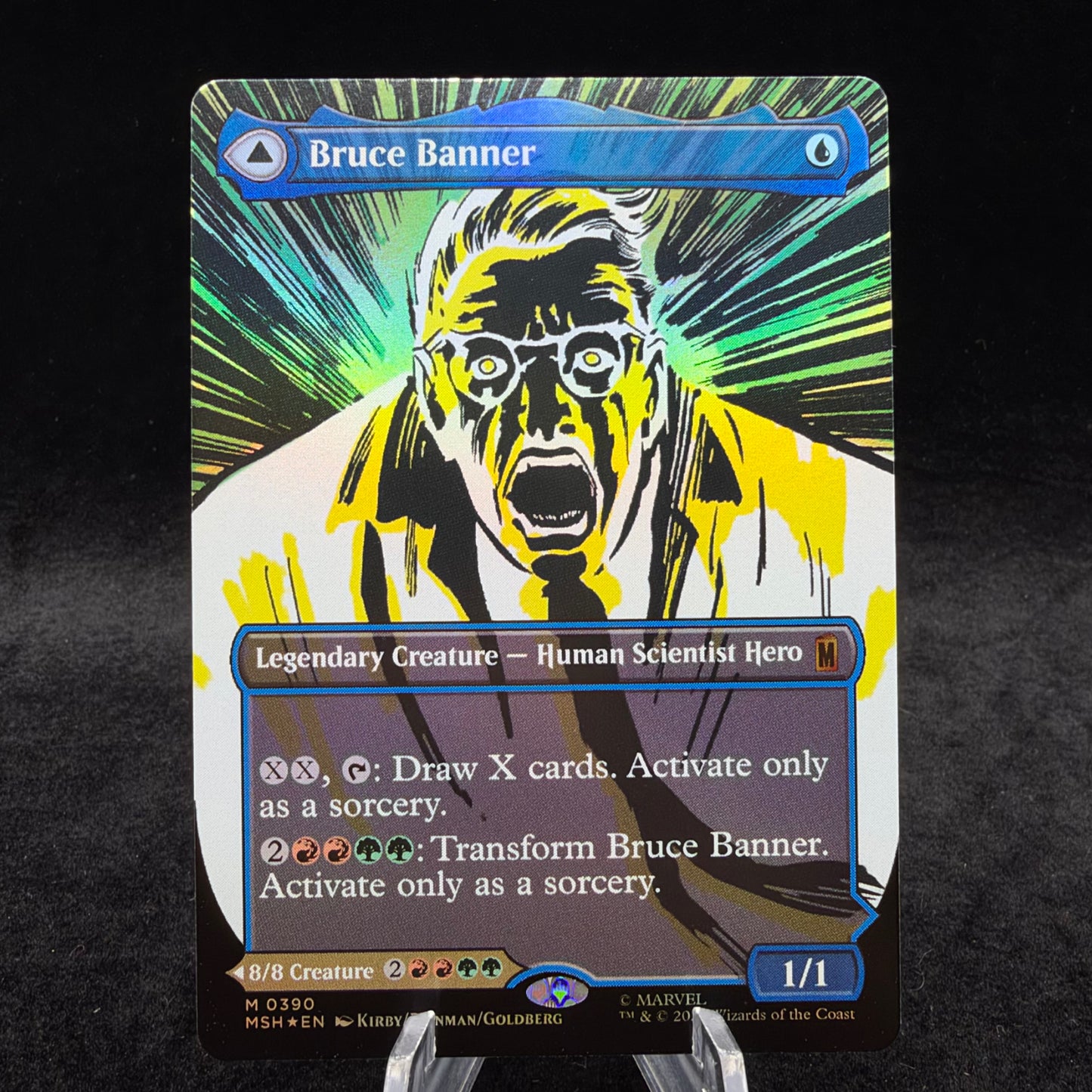 Bruce Banner (Borderless) (0390) - Marvel Super Heroes Single Card