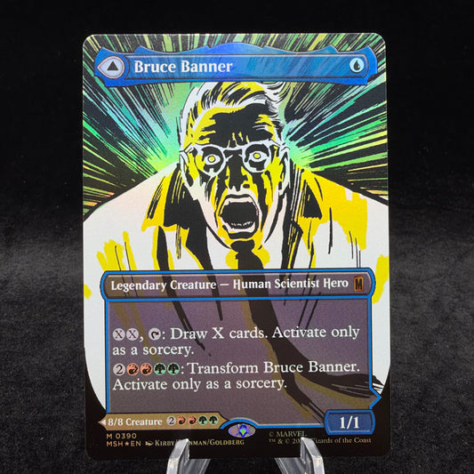 Bruce Banner (Borderless) (0390) - Marvel Super Heroes Single Card