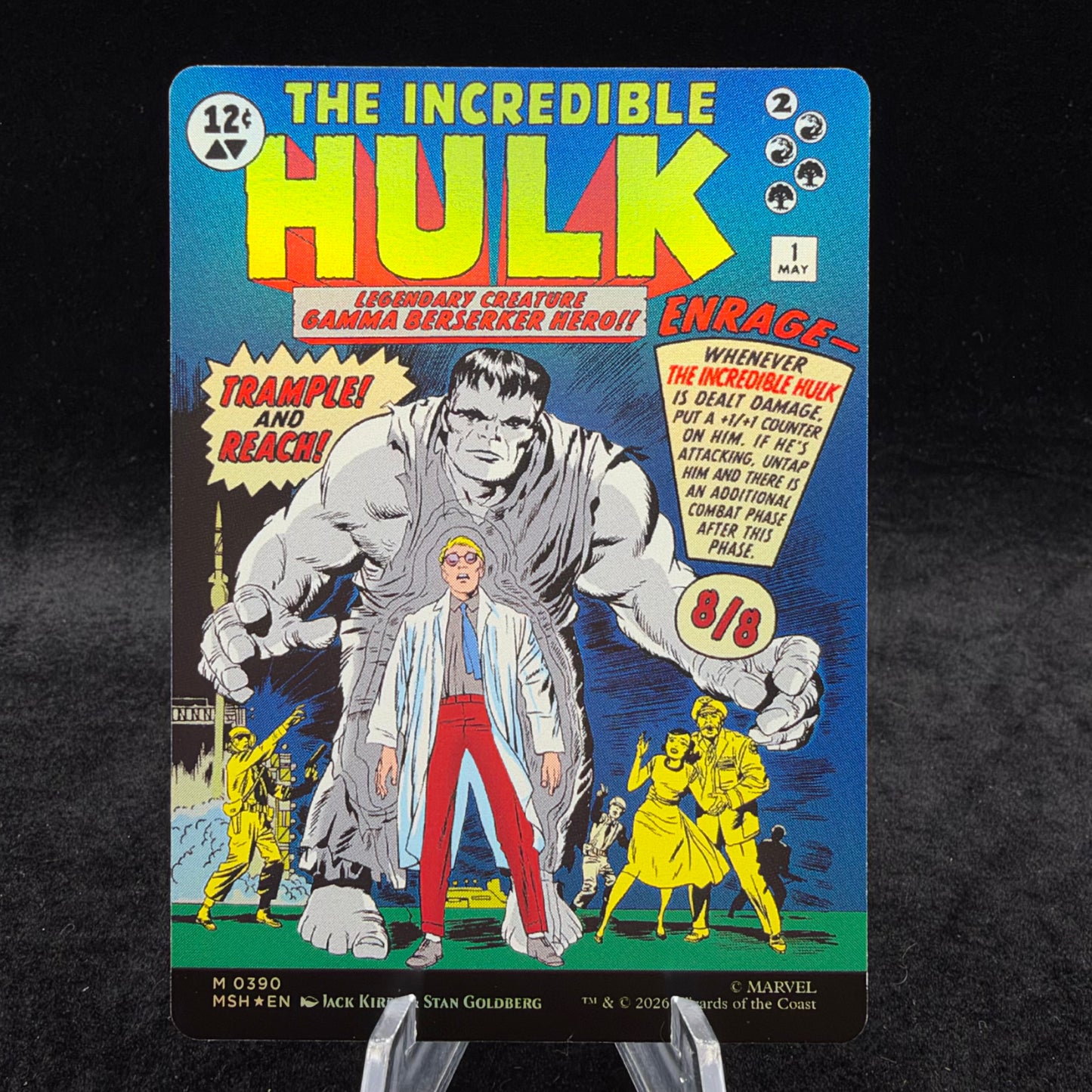 Bruce Banner (Borderless) (0390) - Marvel Super Heroes Single Card