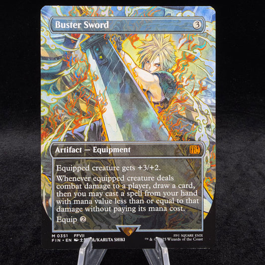Buster Sword (Borderless) - FINAL FANTASY Single Card