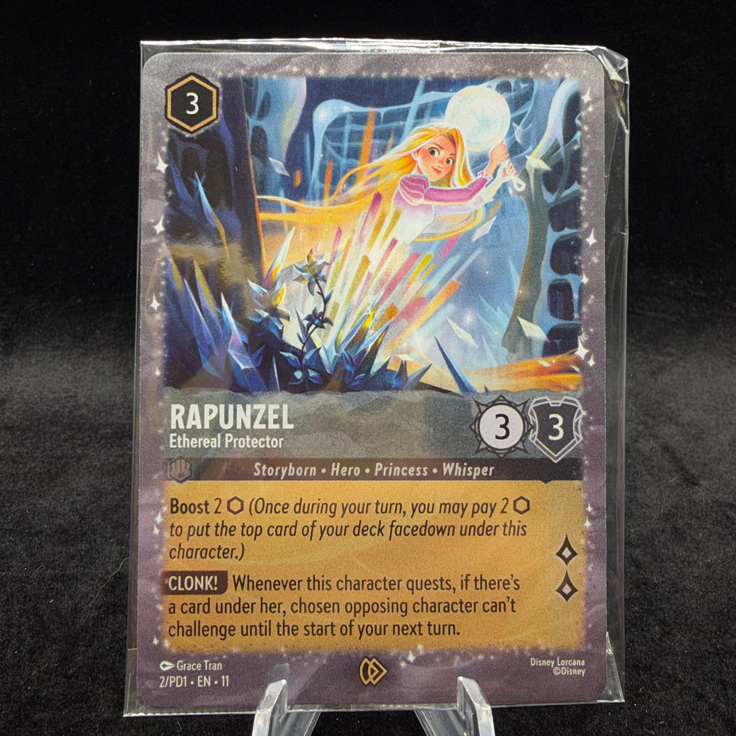 Rapunzel - Ethereal Protector - Disney Lorcana Pr *Sealed* Single Card