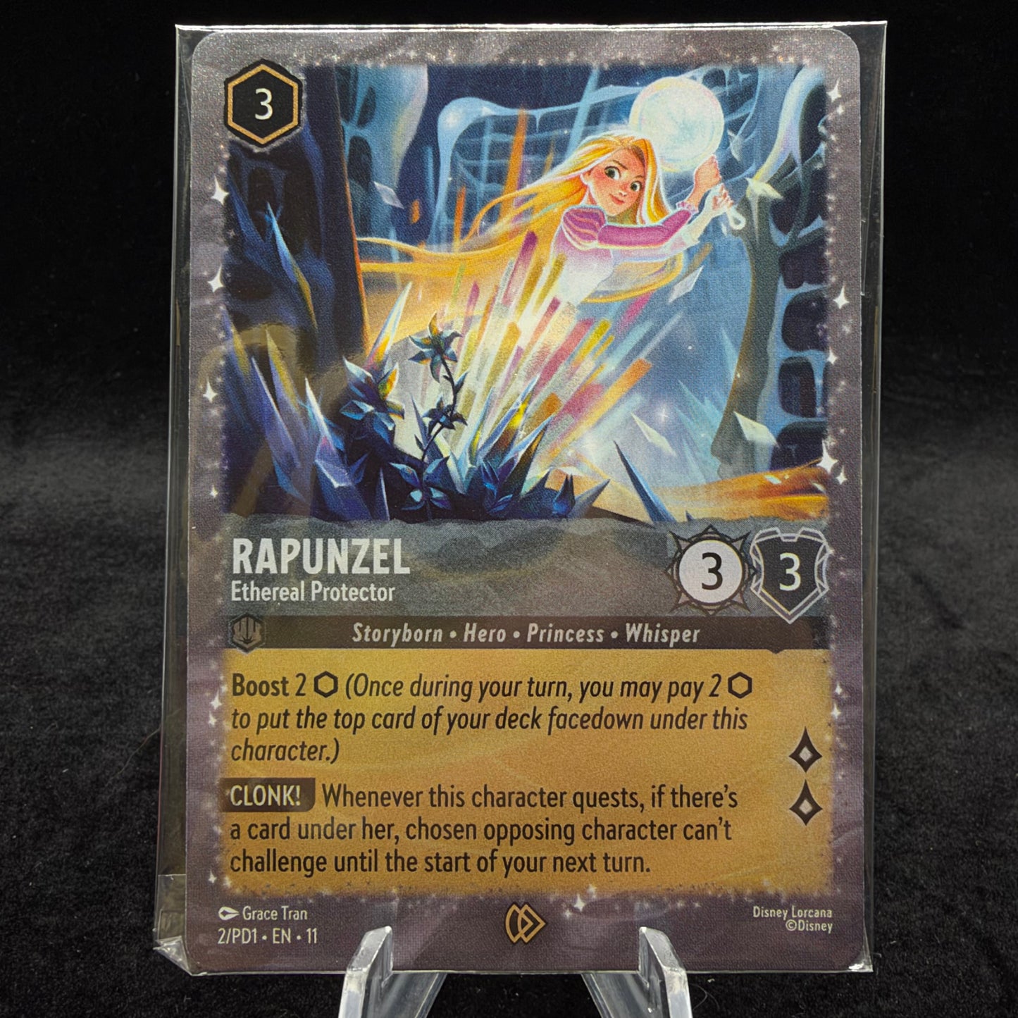 Rapunzel - Ethereal Protector - Disney Lorcana Pr *Sealed* Single Card