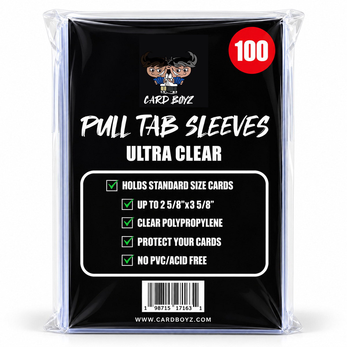 Card Boyz Pull Tab Sleeves