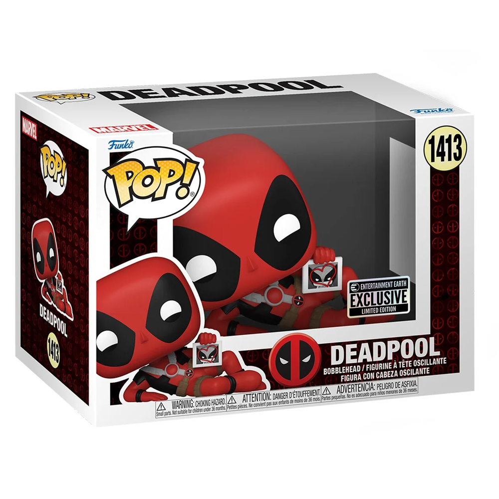 Deadpool Hearts Wolverine Funko Pop! Vinyl Figure #1413 - Entertainment Earth Exclusive