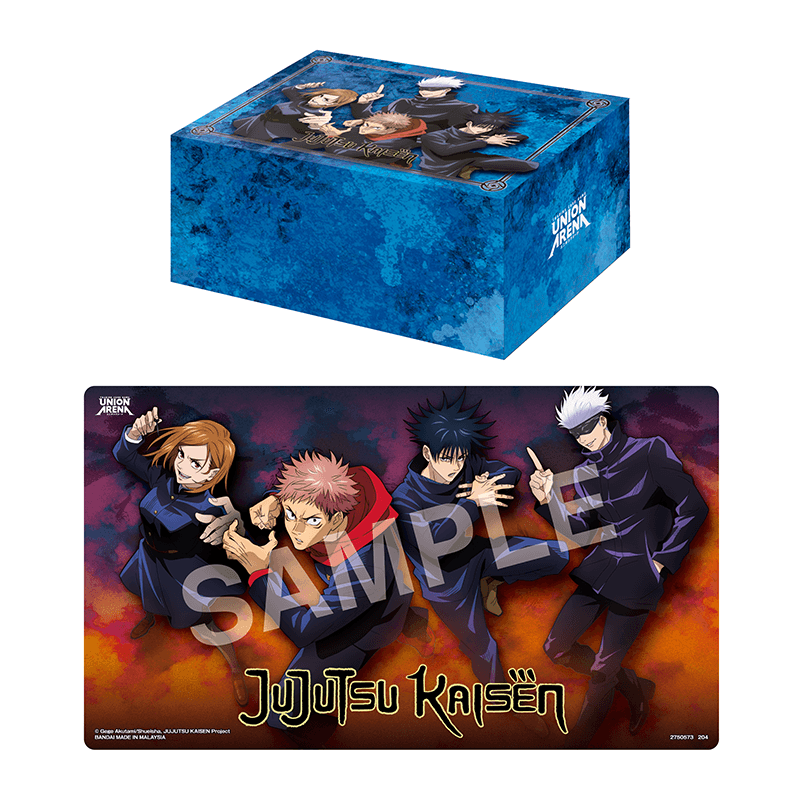 Union Arena TCG: Playmat and Half Storage Jujutsu Kaisen