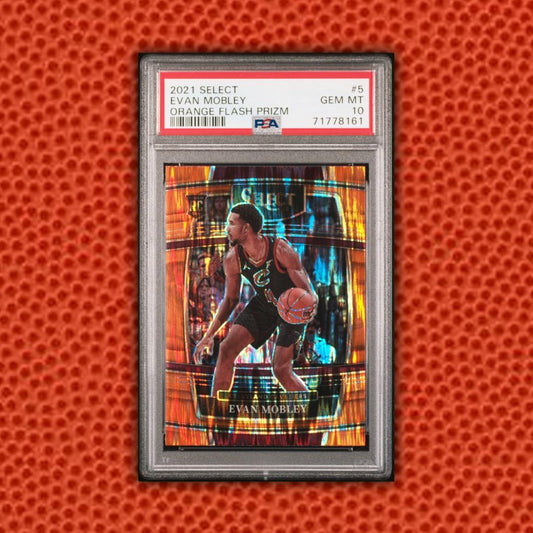 PSA 10 Evan Mobley (Orange Flash Prizm)