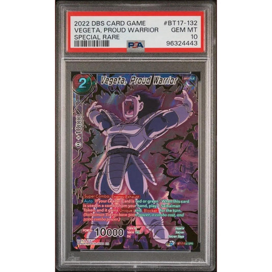 PSA 10: Vegeta, Proud Warrior [Dragon Ball]