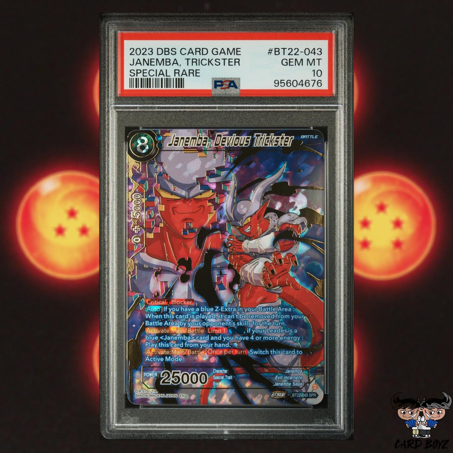 PSA 10: Janemba, Devious Trickster [Dragon Ball] Trading Cards