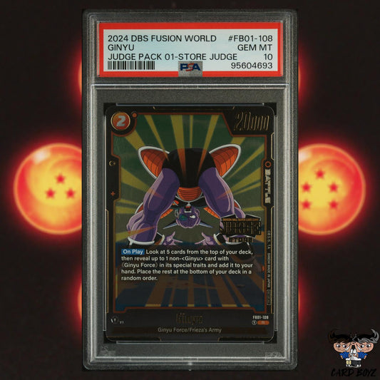 PSA 10: Ginyu Judge Pack 01 Store Judge [Dragon Ball]