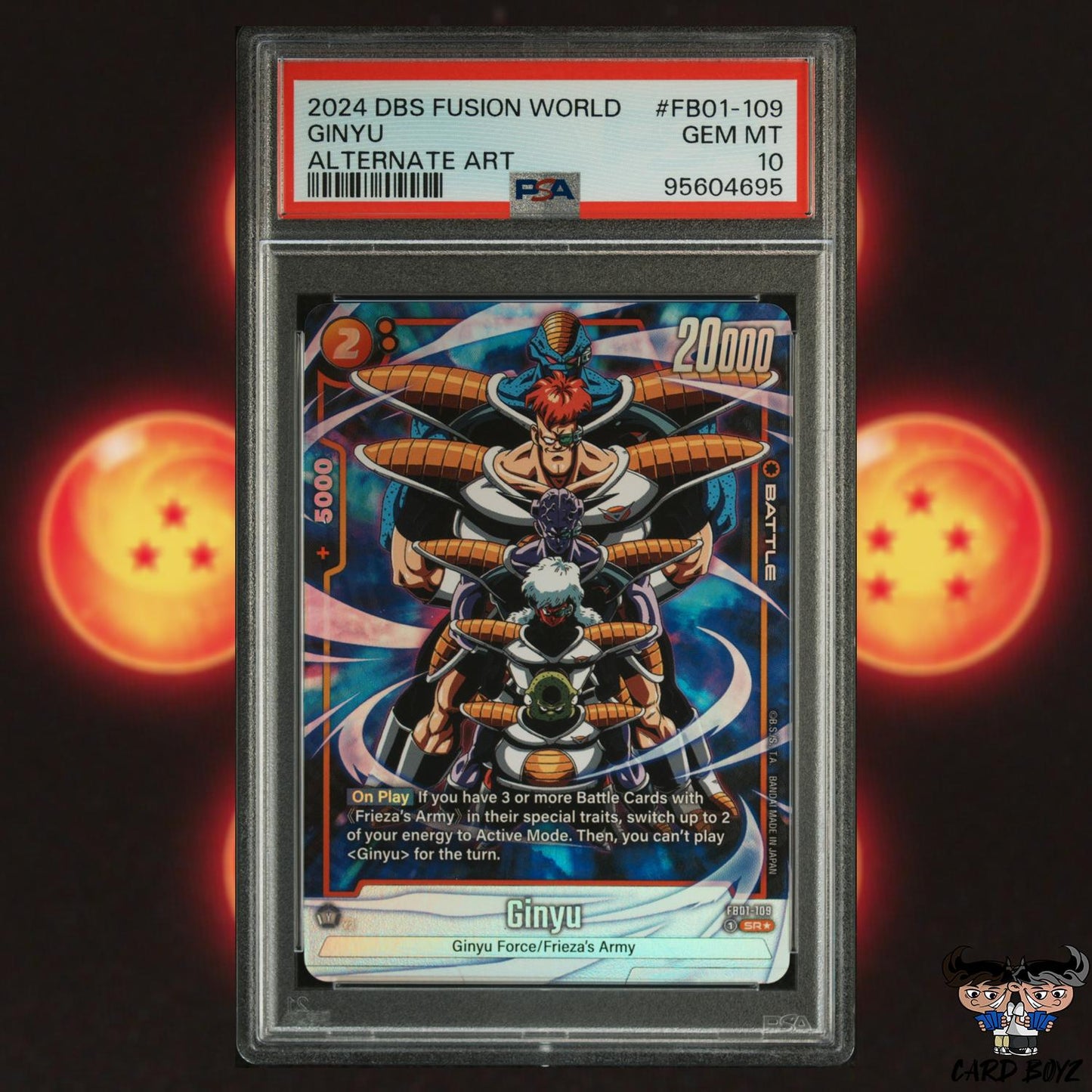 PSA 10: Ginyu SR Alt Art Fusion World [Dragon Ball]