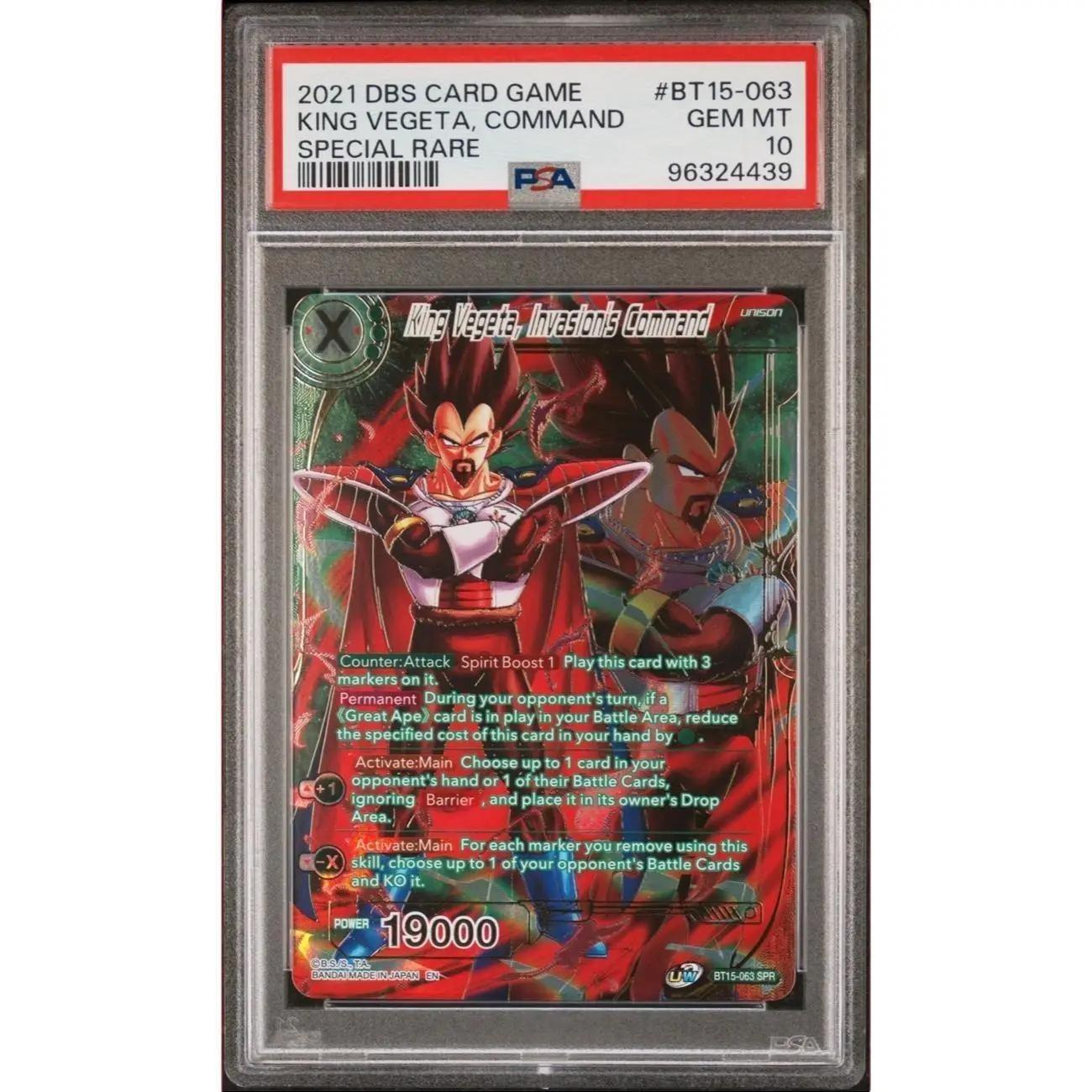 PSA 10: King Vegeta, Invasion's Command [Dragon Ball]