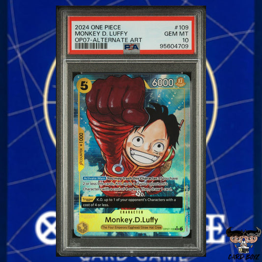 PSA 10: Monkey D. Luffy SR Alt Art [One Piece]