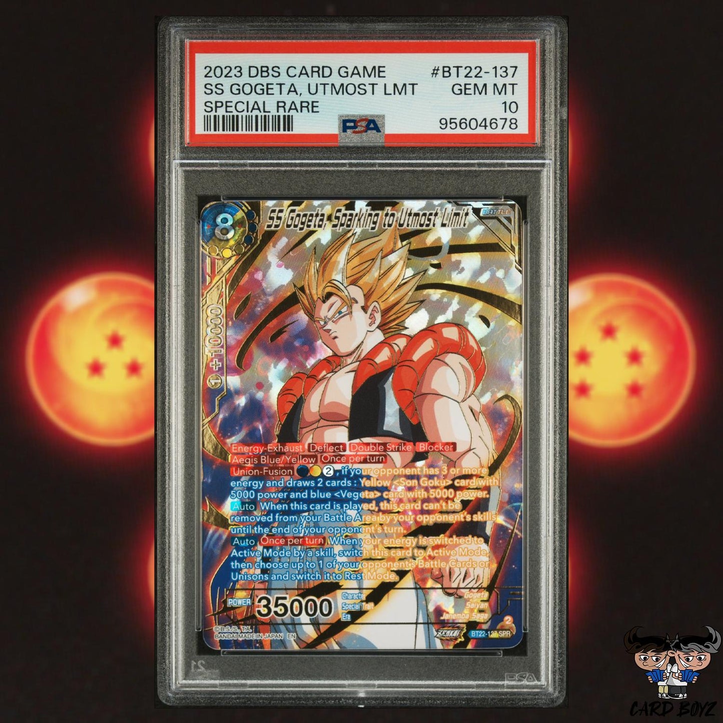 PSA 10: SS Gogeta, Sparking to Utmost Limit [Dragon Ball]