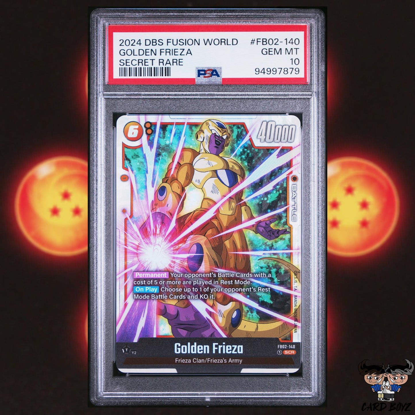 PSA 10: Golden Frieza SCR