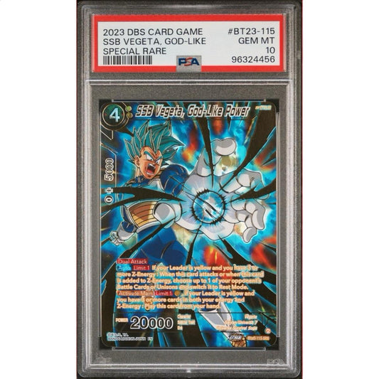 PSA 10: SSB Vegeta, God Like Power [Dragon Ball]