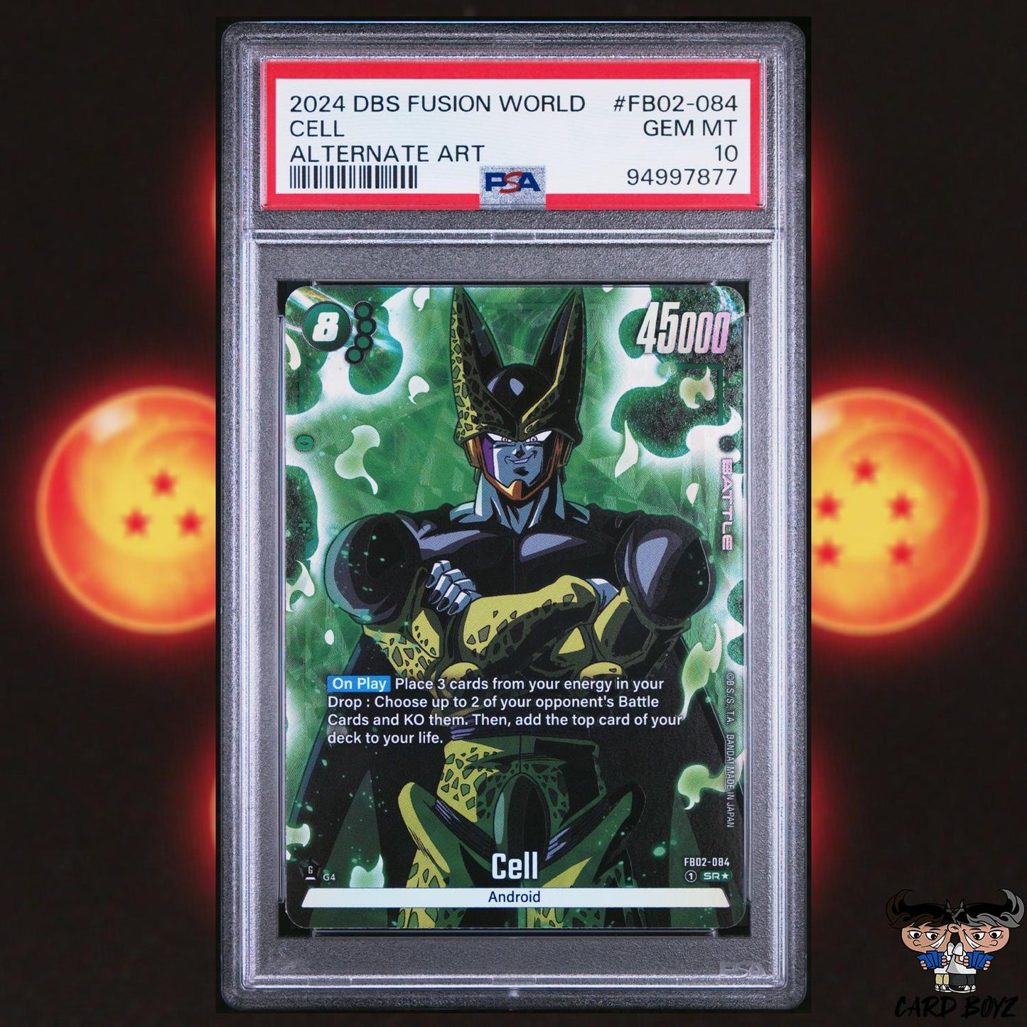 PSA 10: Cell SR Alt Art Fusion World FB01