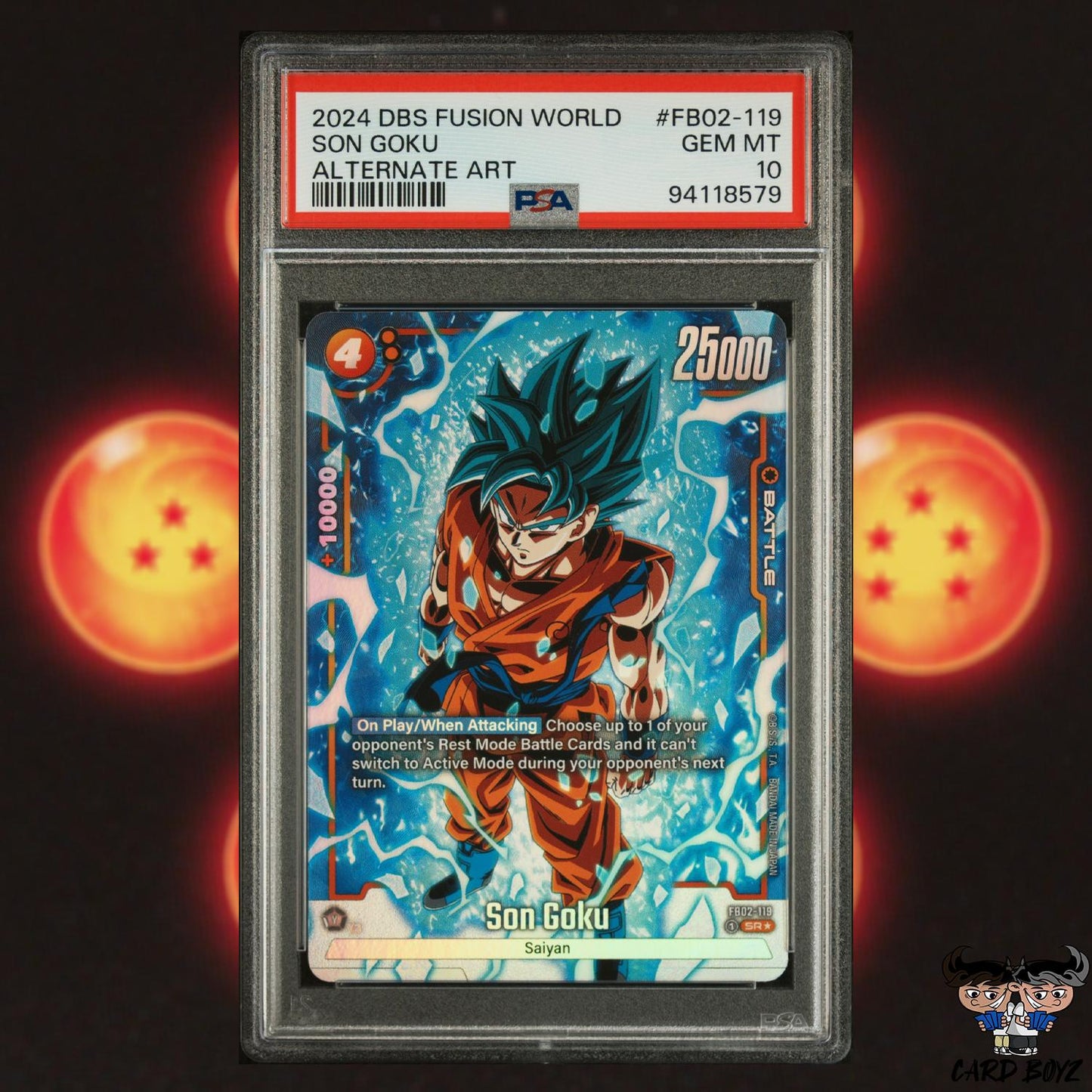 PSA 10: Son Goku Alt Art Fusion World FB02