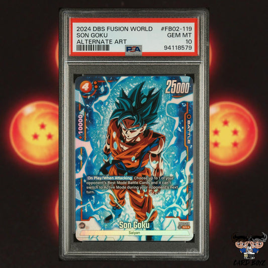 PSA10: Son Goku Alt Art Fusion World FB02