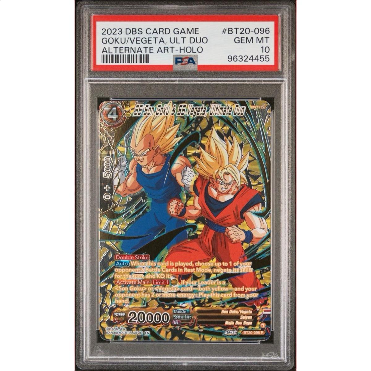 PSA 10 SS Son Goku & SS Vegeta, Ultimate Duo [Dragon Ball]