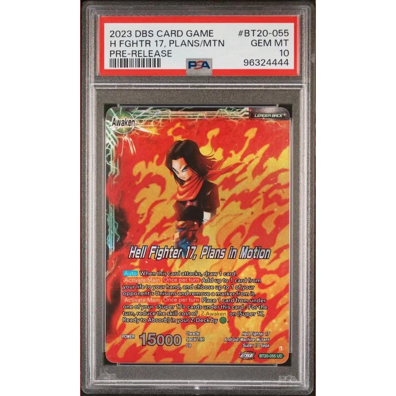 PSA 10 Android 17 Fighter 17, Plans in Motion [Dragon Ball]