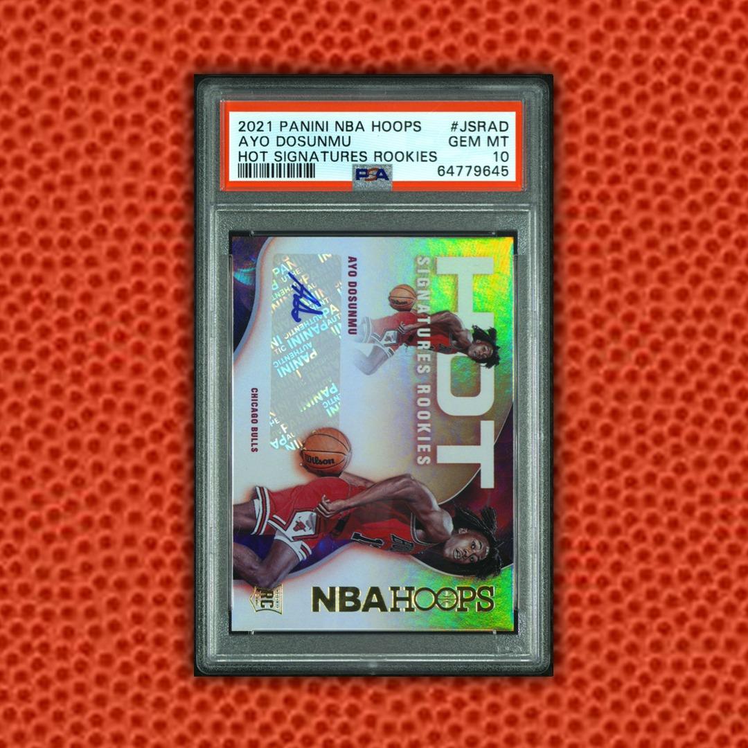 PSA 10 'Ayo Dosunmu 'Hot Signatures Rookies'