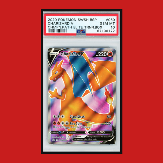 Charizard V #SWSH050 Pokemon Promo - PSA 10