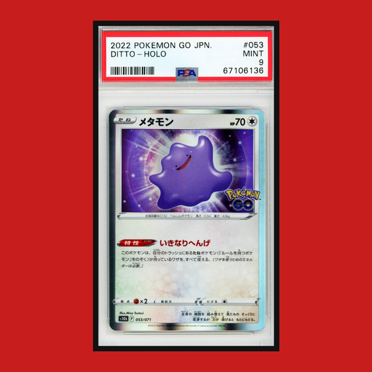 Ditto #53 Pokemon Japanese Go - PSA 9