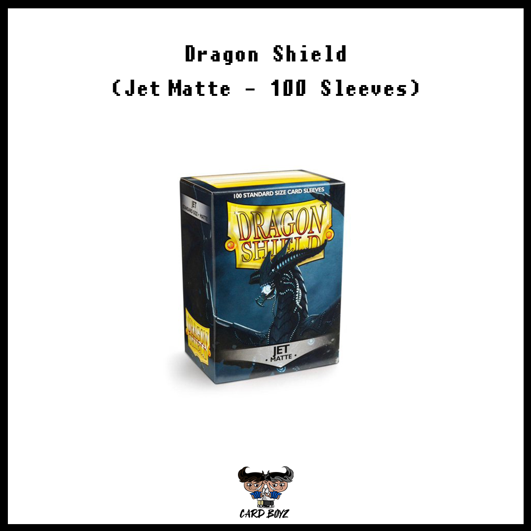 Dragon Shield - Matte Jet (100 Sleeves)